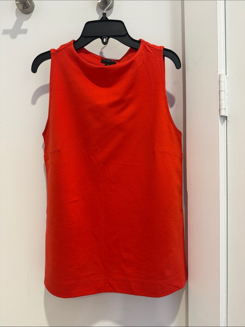 Ann Taylor Bright Red Sleeveless Shell Tank